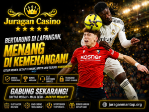 Pemain Real Madrid, Eduardo Camavinga berduel dengan pemain Osasuna, Victor Munoz, dalam pertandingan La Liga.